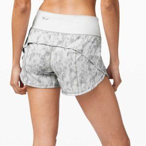 Lululemon Speed Up Short Long *4 City Breeze Alpine White - 8